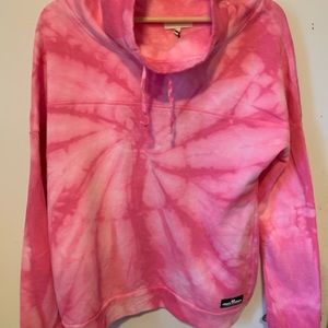 Simply Southern Pink Tie-Dye sweatshirt